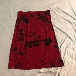 Mid-thigh Floral Tight Skirt!